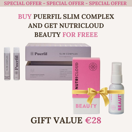 BUY PUERFIL SLIM COMPLEX AND GET NUTRICLOUD BEAUTY FOR FREE